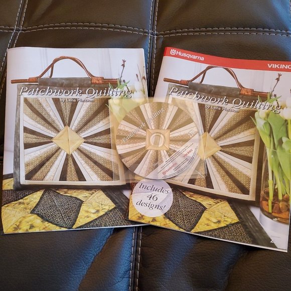 Husqvarna Viking Patchwork Quilting Embroidery Designs Multi-format CD #238 - Picture 5 of 5